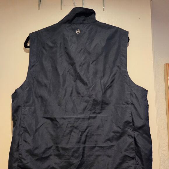 StormTech Adjustable Waist Rain Vest Seattle Aquarium Logo Men's Medium - Picture 3 of 11